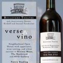 Boulevard Theatre Presents VERSE AND VINO 5/24